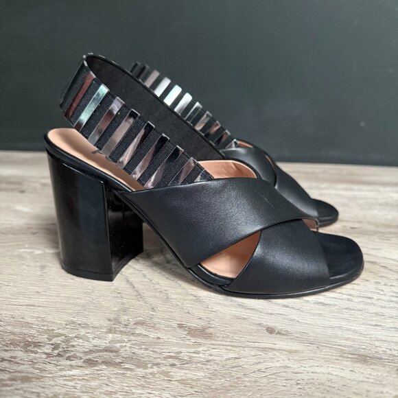 Pollini Studio Vero Cuoio Elegant Black Women Heels Made in Italy - Picture 2 of 7